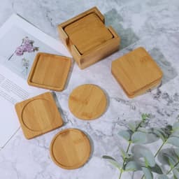 Wooden Coasters for Drinks Bottom for Drinking Cup Tea Coasters for Coffee Bottom for Pussy Cup Coaster Wood