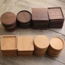 Wooden Coasters for Drinks Bottom for Drinking Cup Tea Coasters for Coffee Bottom for Pussy Cup Coaster Wood