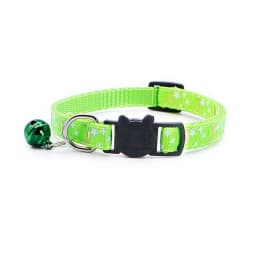 New Gold Stars and Moon Cat Collar with Reflective Safety Buckle and Bell Adjustable Cats And Small Dogs Collars