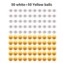 3-Star 50/100 PCS Table Tennis Ball National Standard ABS 40+ High Elasticity Quality Ping-Pong Balls Training Balls