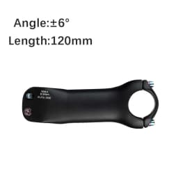 Elitaone Carbon Bicycle Stem 6 Degree 31.8mm MTB Road Bike Handlebar Compatible 70-130mm Length for Enhanced Cycling Experienc