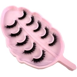 5 Pairs Mink Eyelashes False Eyelash Natural/Thick Long Eye Lashes Soft Fluffy Wispy 3D Lashes Eyelash Extension Makeup Tools