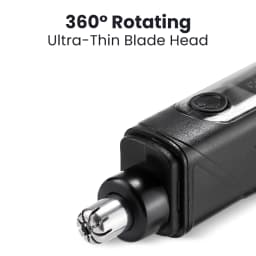 Mini Electric Nose Hair Trimmer Rechargeable Ear and Nose Hair Shaving Clipper Painless Facial Hair Trimmer Wet and Dry Haircut