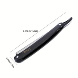 Stainless Steel Foldable Manual Razor | 10-Pack Replacement Blades | Men's Grooming Essential for Smooth & Close Shave