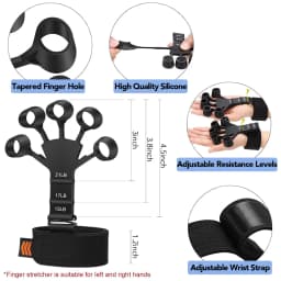 Gripper Adjustable R-Type Hand Grip Exercise Countable Strength Exercise Strengthening Pliers Spring Finger Pinch Wrist Expander