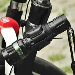 360 Degree Rotatable Bike Light Bracket MTB Road Bike LED Flashlight Mount Holder Universal Flashlight Holder Front Light Clip