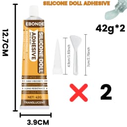 Strong Adhesive Glue for Silicone, Plastic, Metal, Glass - Repair Silicone Dolls, Prosthesis, Fake Skin, Toys and More