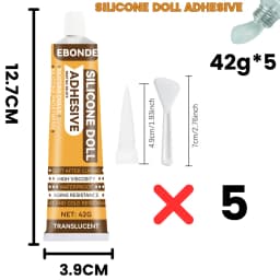 Strong Adhesive Glue for Silicone, Plastic, Metal, Glass - Repair Silicone Dolls, Prosthesis, Fake Skin, Toys and More