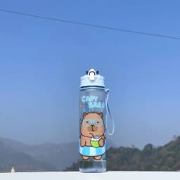 750ml Dinosaur Water Bottle For Kids Water Sippy Cup With Silicone Straw Leakproof Plastic Water Bottles Summer Kids Water Cup