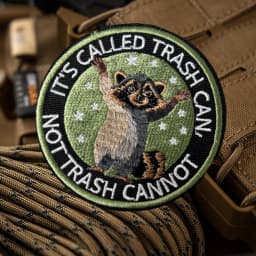 It's Called Trash Can, Not Trash Cannot Tactical Patch Embroidery Hook&Loop Patches Military Morale Badge Backpack Stickers