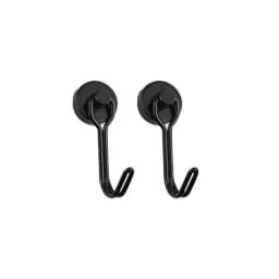 Heavy 1/2/4/8Pcs Duty Magnetic Hooks Strong Neodymium Magnet Hook Black Silver Swivel Hook Kitchen Refrigerator Hanging Tools