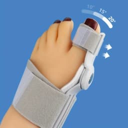 Big Toe Hallux Valgus Orthosis Day and Night Style Shoes for Men and Women with Overlapping Toes Big Toe Eversion Orthosis