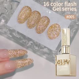 XEIJAYI 1Pc 15ml Gel Nail Polish ,UV LED Soaking Nail Gel, Semi-Permanent, DIY Salon Quality Nail Art Gel For Spring And Summer