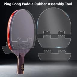 Professional Ping Pong Paddle Assembly Tool Easy to Use Rubber Alignment Guide for Table Tennis Racket Quick Positioning Tools