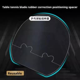 Professional Ping Pong Paddle Assembly Tool Easy to Use Rubber Alignment Guide for Table Tennis Racket Quick Positioning Tools