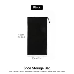 WEEDI 3/10Pack Shoe Storage Bags, Travel Accessories, Dustproof & Reusable, Flannel Shoe Pouch with Drawstring Travel Shoe Bags