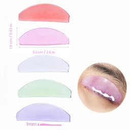 PERMANIA 2PC Silicone Lash Perm Pads Softening Lifting Lashes Rod Shield Self-Adhesive 3D Eyelash Curler Accessories Makeup Tool