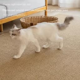 Imitation Sisal Cat Scratching Mat Can Be Cut to Size, Non-Slip, Pineapple Pattern, Wear-Resistant and Scratching Mat for Cats