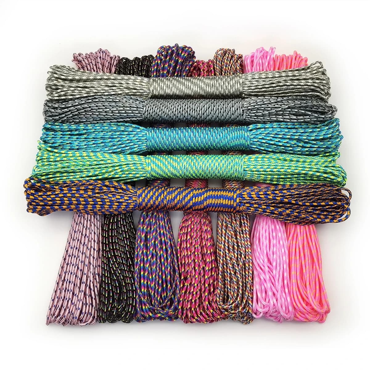 3mm Paracord, Outdoor Hiking and Camping Rope, Clothes Drying Rope, Bracelet Braided Rope, One Inner Core Pet Collar Rope