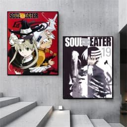 CARTOON S-soul E-Eater Anime Poster High-definition art sticker Self adhesive waterproof home decoration for living room