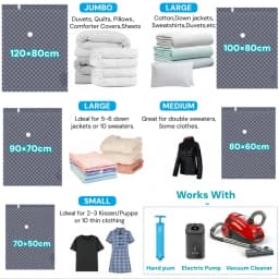 Vacuum Storage Bags,Travel Essentials Suitcases Clothes Organizer Packaging Bag Practical Accessories Compression Packing Cubes