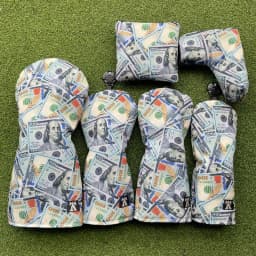 Golf Club #1 #3 #5 Wood Head covers Driver Fairway Woods Cover Putter Headcover Nylon cloth Dollar