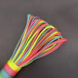 5/10/31meters 2mm/3mm/4mm Diameter Rainbow Pope 7 Strands Parachute Rope Climbing Camping Survival Gear Parachute Rope Bracelet