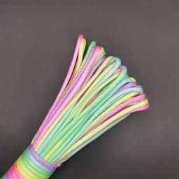 5/10/31meters 2mm/3mm/4mm Diameter Rainbow Pope 7 Strands Parachute Rope Climbing Camping Survival Gear Parachute Rope Bracelet
