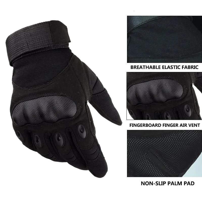 Outdoor Hardshell Black Hawk Tactical Sports Gloves Male Cross Border Protection Male Five Finger Hardshell Training