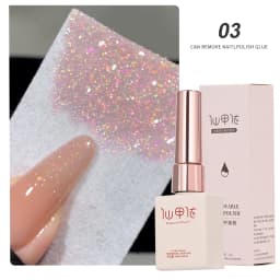 1Box Metallic Gel Gold Mirror Effect Gel Nail Polish French Nail Art Line/Flower Painting Gel Glitter UV Gel Nail Soak Off #8YQW