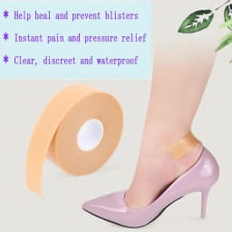 Pexmen 1Pcs 2.5X450cm Moleskin Tape Adhesive Pad Blister Prevention Anti-wear Heel Protector Sticker Prevent Skin Feet Chafing
