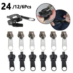 Zipper Repair Kit Universal Instant Zipper Repair Replacement Zipper Sliding Teeth Rescue Zip Fastener For 3 Different Size