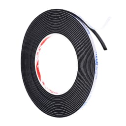 2/5m EVA Black Foam Sealing Tape Single Sided Self-adhesive Foam Insulation Tape Weather Stripping Window Door Seal Strip