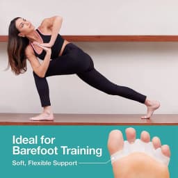 1 Pair of Soft Silicone Toe Orthotics, Toe Separators, Bunion and Hammertoe Relief, Suitable for Running and Yoga Practice