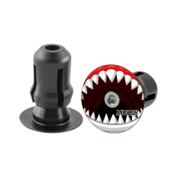 MUQZI Handlebar End Plugs MTB Road Folding Bike Handle Bar End Cap Aluminum Alloy Handlebar Grip Cover Bicycle Accessories