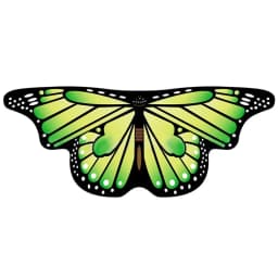 Kids Butterfly Wings Cape Girls Fairy Shawl Pixie Cloak Fancy Colorful Dress Costume Gift Party & Holiday DIY Decorations