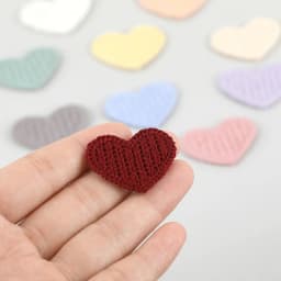 10/30pc Love DIY Heart Embroidered Fabric Stickers Accessories Earrings Bags Shoes Decorations Patches Clothing Accessories