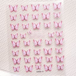 1pcs 5D Kawaii Relief Cartoon Fox Nail Art Stickers Kawaii Star Animals Acrylic Backglue Nail Decorations Decals Accessories DIY