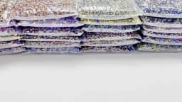 Big bag 42 Pop Colors Wholesale Large Packing DMC Hotfix Rhinestones Flatback Glass Iron On For Wedding Dress Decorations