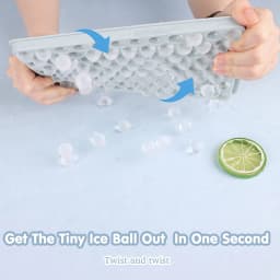 Mini Ice Cube Tray 104 Holes Round Ice Ball Molds Tiny Crushed Ice Tray for Chilling Drinks Coffee Juice Tools Silicona BPA Free