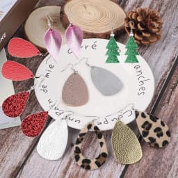 Litchi PU Leatherette Faux Leather Fabric Synthetic For Sewing Bow Bag Brooches Sofa Car Doll DIY Hademade Material