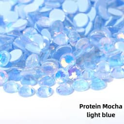 ss6-ss30Glitter Crystal Mocha Opal Non Hotfix Rhinestones Flatback Strass стразы Nails Crystals Diamond For Nail Art Nail Charms