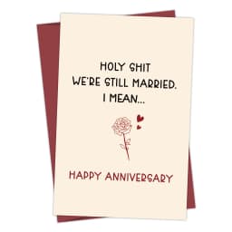 1PC Funny Anniversary Card,I Promise to Always Be by Your Side,Birthday Card for Husband Boyfriend,Valentines Day for Him Her