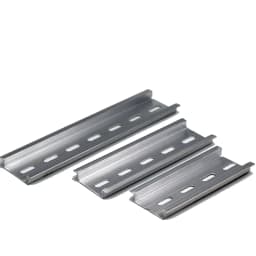 6PCS Universal Type 35mm Aluminum Slotted DIN Rail for C45 DZ47 Terminal Blocks Contactor Din Rail Terminal Blocks With sheath