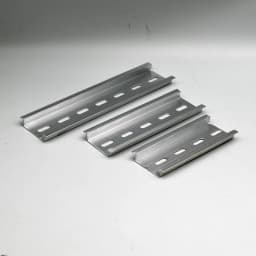 6PCS Universal Type 35mm Aluminum Slotted DIN Rail for C45 DZ47 Terminal Blocks Contactor Din Rail Terminal Blocks With sheath