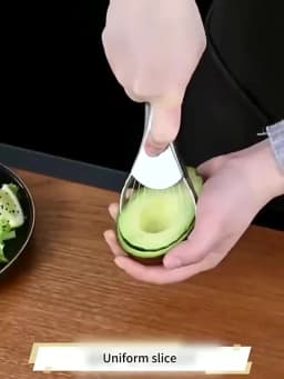 Avocado Knife Gadget Stainless Steel Cutter Kitchen Gadgets Fruit Cutting Artifact All for Kitchen and Home Dragon Fruit Slices