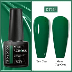 MEET ACROSS 7ml Rose Red Fluorescent Gel Nail Polish Neon Sparky Semi Permanent Soak Off Nail Art UV LED Gel Varnish For Nails