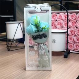 3 Heads Artificial Rose Bouquet Hand Holding Soap Flower Valentine's Day Gift Wedding Decoration Artificial Flowers Anniversary