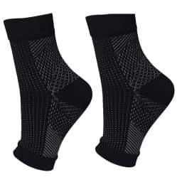1Pair Plantar Fasciitis Socks Sleeves,30-40mmHg Compression Socks for Ankle Support,Injury Recovery, Eases Swelling Women Men