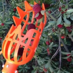 1pc Fruit Picker Tool, Metal Cherry Picker Tool, Fruit Picker Basket Head,Fruit Harvester Attachment Garden Hardware Tools